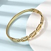304 Stainless Steel Rhinestone Hinged Bangles for Women BJEW-B168-02A-G-3