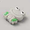 Frog Food Grade Eco-Friendly Silicone Focal Beads SIL-WH0006-29E-2