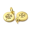 Real 18K Gold Plated Brass Pendants KK-L209-012G-02-2