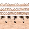 Electroplate Glass Beads Strands EGLA-R048-2mm-33-3