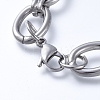 Tarnish Resistant 304 Stainless Steel Chain Bracelets BJEW-F407-01-P-3