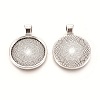 Tibetan Style Alloy Pendant Cabochon Settings LS-TIBE-R295-055AS-LF-2