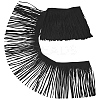 1Pc Suede Fabric Tassels Ribbon OCOR-GF0005-60B-01-1