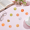 60Pcs 10 Styles Resin Rhinestone Beads RESI-PA0001-03-7