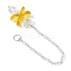 Glass Angel Hanging Suncatchers HJEW-JM02853-6