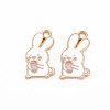 Alloy Enamel Pendants ENAM-N054-66E-NR-1