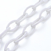 Personalized ABS Plastic Cable Chain Necklaces NJEW-JN03310-07-3