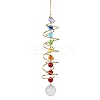 Spiral Alloy Hanging Ornaments HJEW-Q012-01B-1