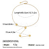 304 Stainless Steel Y Tassel Lariat Necklaces for Women WG3907F-01-2