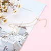 Brass Cable Chain Necklace Makings NJEW-JN03384-1