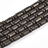 Natural Pyrite Beads Strands G-N346-03A-01-2