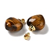 Natural Tiger Eye Perfume Bottle Pendants G-Z039-03G-05-2
