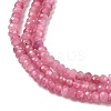 Natural Pink Tourmaline Beads Strands G-RM250101-T2-4