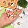 30Pcs 15 Styles Alloy Enamel Pendants ENAM-CJ0002-75-4