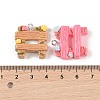 Opaque Resin Pendants MACR-P043-O01-3