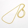 Men's 304 Stainless Steel Curb Chain Necklaces STAS-O037-65G-2