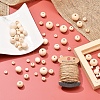 DIY Round Wood Beads Jewelry Making Kit DIY-YW0005-01-5