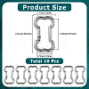 10Pcs Zinc Alloy Rock Climbing Carabiners FIND-SC0021-33-2