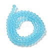 Imitate Austrian Crystal Frosted Glass Beads Strands GLAA-F029-TM4mm-B20-2