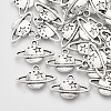 Tibetan Style Alloy Universe Space Charms TIBEP-S319-013AS-RS-2