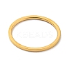 Ion Plating(IP) 304 Stainless Steel Simple Plain Band Finger Ring for Women Men RJEW-F152-05G-D-2