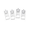 Non-Tarnish 201 Stainless Steel Pendants STAS-T063-171P-1