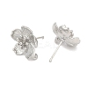 Brass Stud Earring Findings LS-KK-Z099-05P-03-2