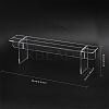 Transparent 1-Tier Acrylic Action Figure Display Risers ODIS-WH0026-21A-2