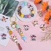 10Pcs 5 Styles Cattle Food Grade Eco-Friendly Silicone Beads SIL-SZ0001-69-4