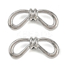 Alloy Bowknot Beads FIND-M079-02P-1