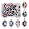 60 Pieces Virgin Mary Charm Connector Our Lady Virgin Mary Link Enamel Metal Charm Pendant JX330A-1
