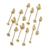 Lotus Shapes Brass Blank Beadable Pendant Bails FIND-H009-01MG-1