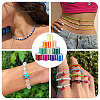 10 Rolls 10 Colors Flat Elastic Crystal Thread EW-TA0001-07-8