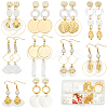 DIY Shell & Alloy Dangle Earring Making Kits DIY-SC0026-53-1
