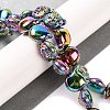 Electroplated Synthetic Non-magnetic Hematite Beads Strands G-Q174-04D-2