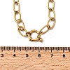 304 Stainless Steel Cable Chain Necklaces with Spring Ring Clasps for Women NJEW-Z091-09G-5