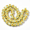 Handmade Lampwork Beads Strands LAMP-N021-001G-2