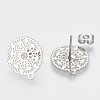 Non-Tarnish 304 Stainless Steel Stud Earring Findings STAS-S079-31B-2