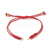 Adjustable Nylon Braided Cord Bracelet Making Accessories AJEW-JB01096-2
