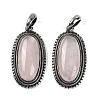 Natural Rose Quartz Pendants G-I370-07AS-08-1