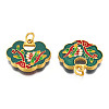 Alloy Enamel Pendants ENAM-N056-050-3
