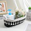 Cotton Rope Woven Storage Basket AJEW-WH20020-153D-3