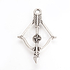 Tibetan Style Alloy Pendants LS-X-TIBEP-Q064-130AS-RS-1