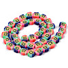 Handmade Polymer Clay Beads Strands X-CLAY-N008-003-2