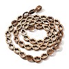 Electroplated Synthetic Non-magnetic Hematite Beads Strands G-L613-Z01-01D-2