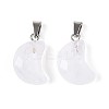 Natural Quartz Crystal Pendants G-N349-02K-P-4