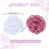 20Pcs 2 Colors Polyester Flower Ornament Accessories DIY-AR0004-39-2