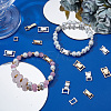 16Pcs 4 Styles Brass Watch Band Clasps KK-SC0005-97-3