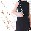 3Pcs 3 Styles Moon Star Heart Alloy Enamel Link Bag Extension Chains AJEW-GA0008-26A-5