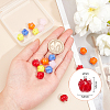 20Pcs 5 Colors Handmade Lampwork Beads LAMP-OC0001-29-2